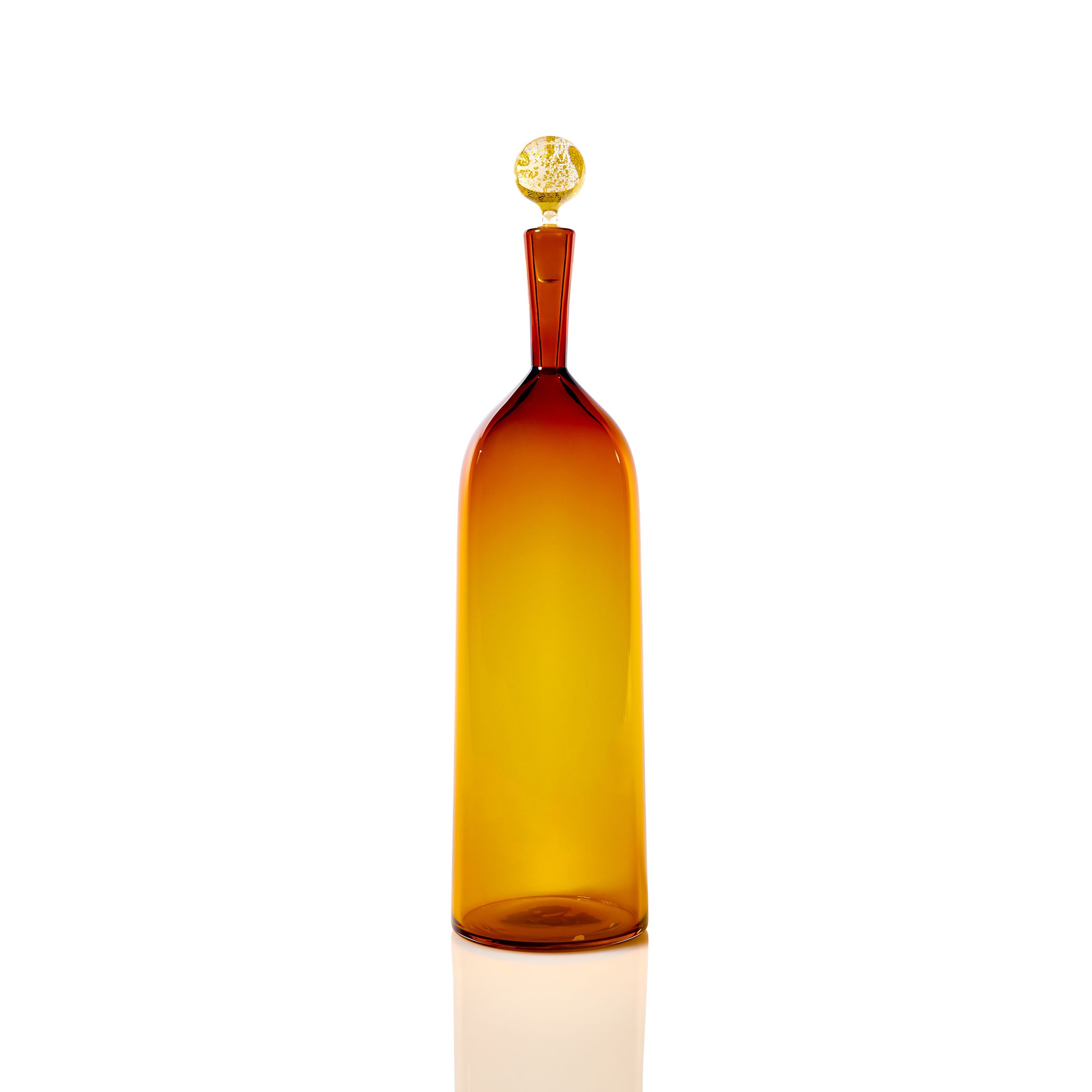 Tall Bottle Carmella Barware - Amber