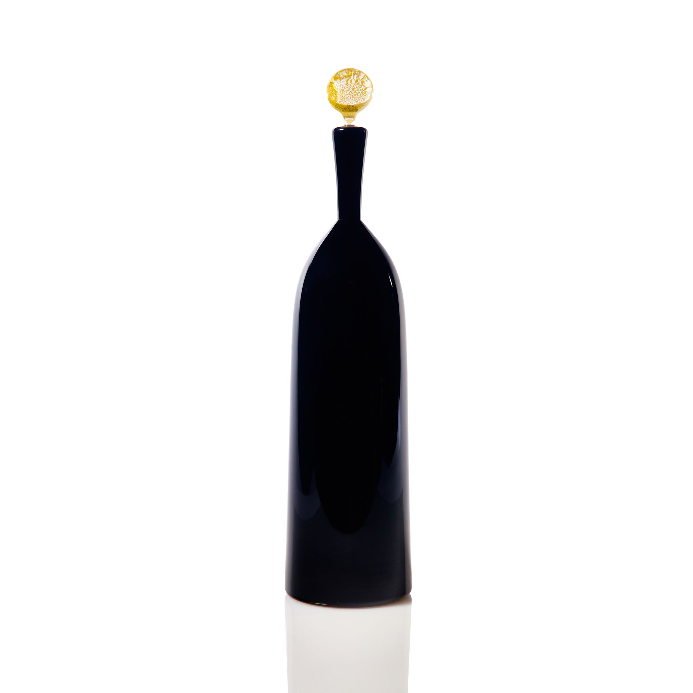 Tall Bottle Carmella Barware - Black