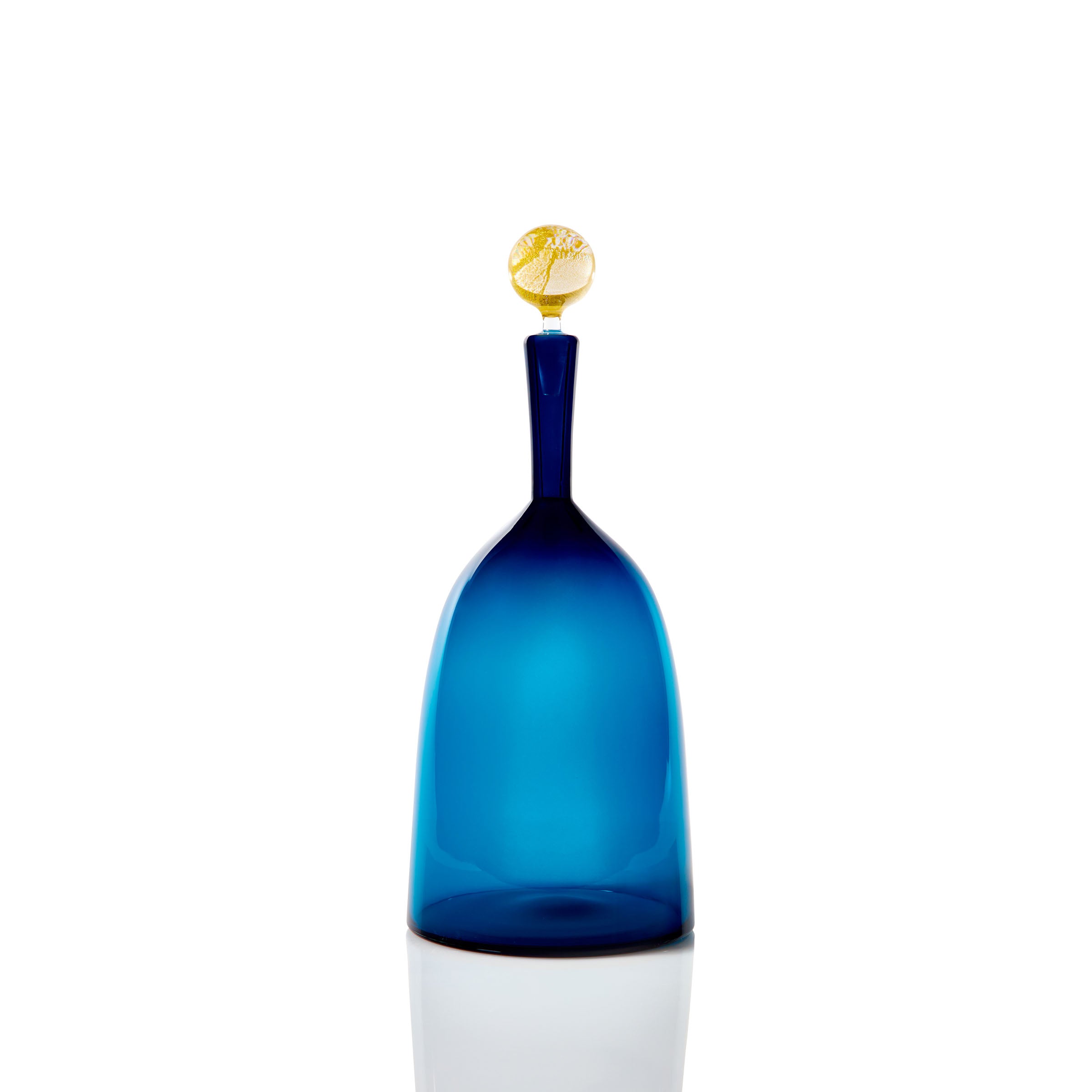 Wide Bottle Carmella Barware - Steel-Blue