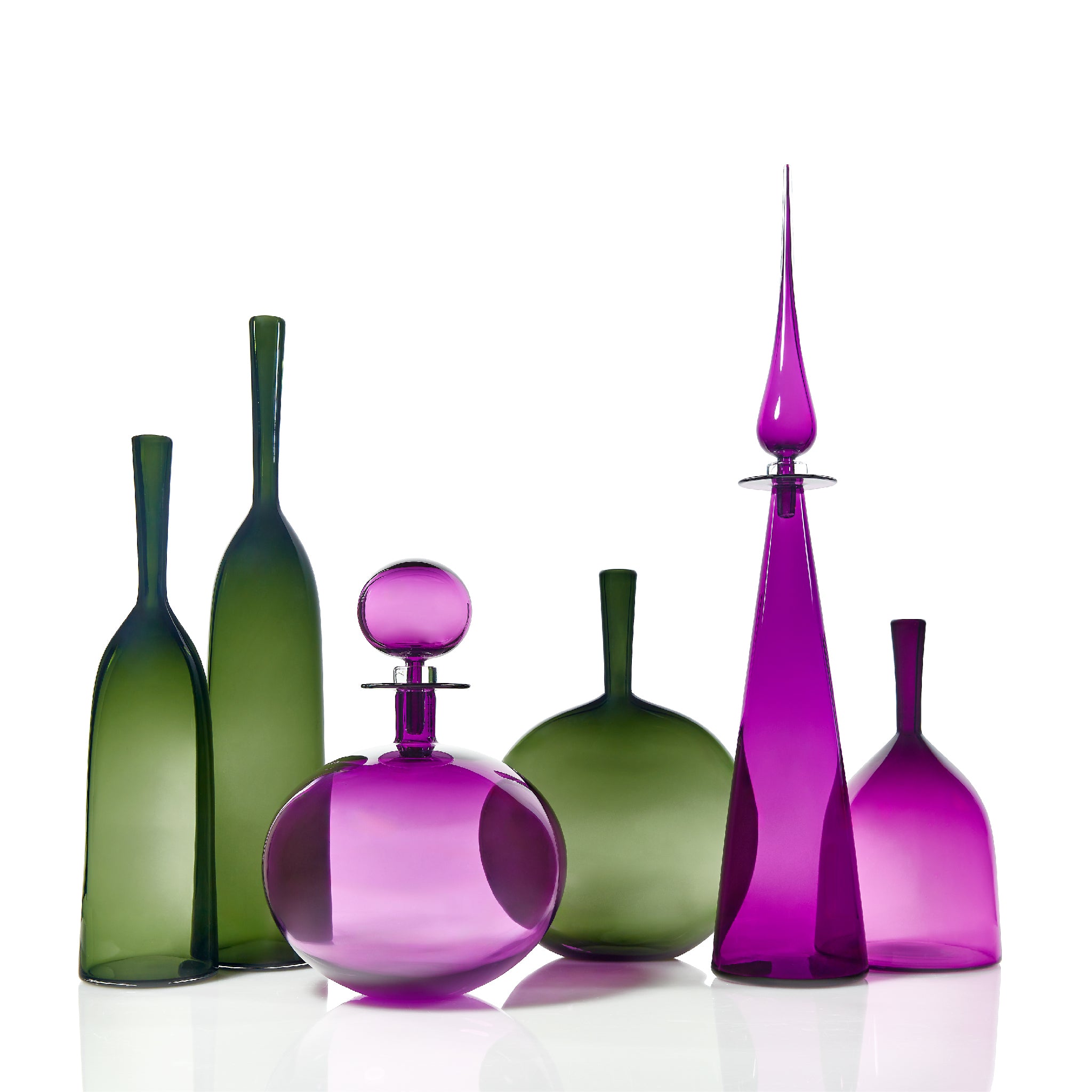 Ginza Collection | Hand-Blown Glass Grouping | Joe Cariati