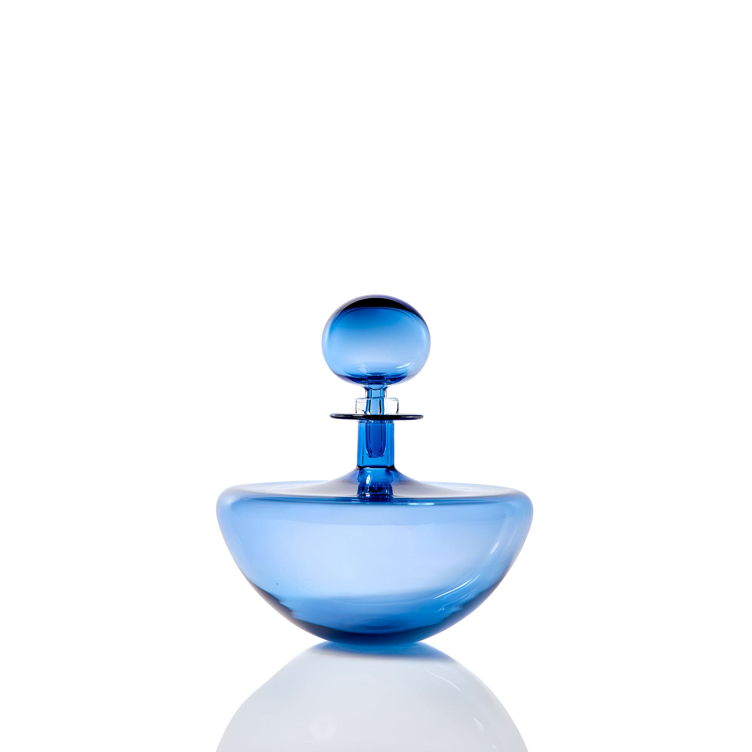 Petite Low Arc Decanter - IceBlue