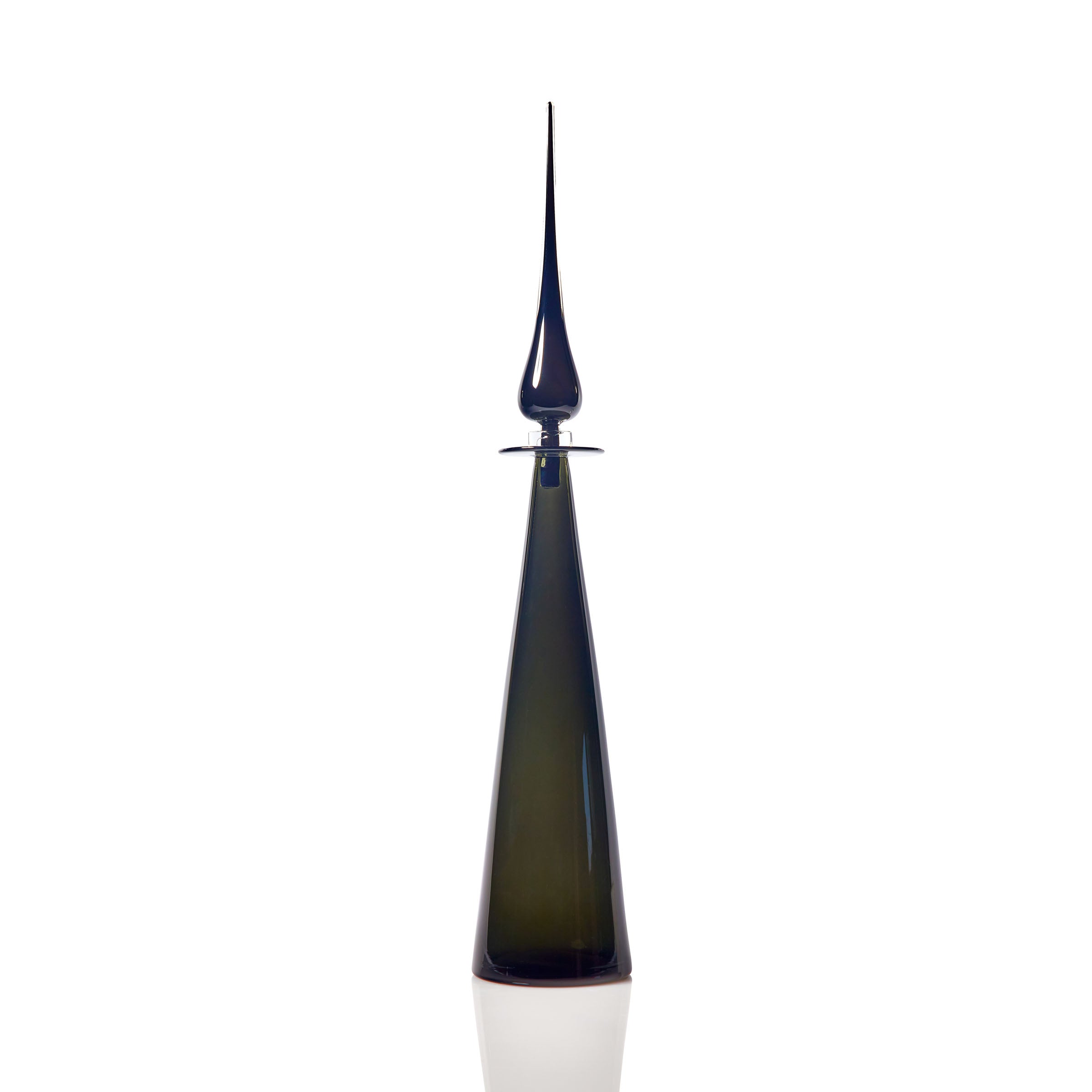 Petite Straight Cone Decanter - Grey