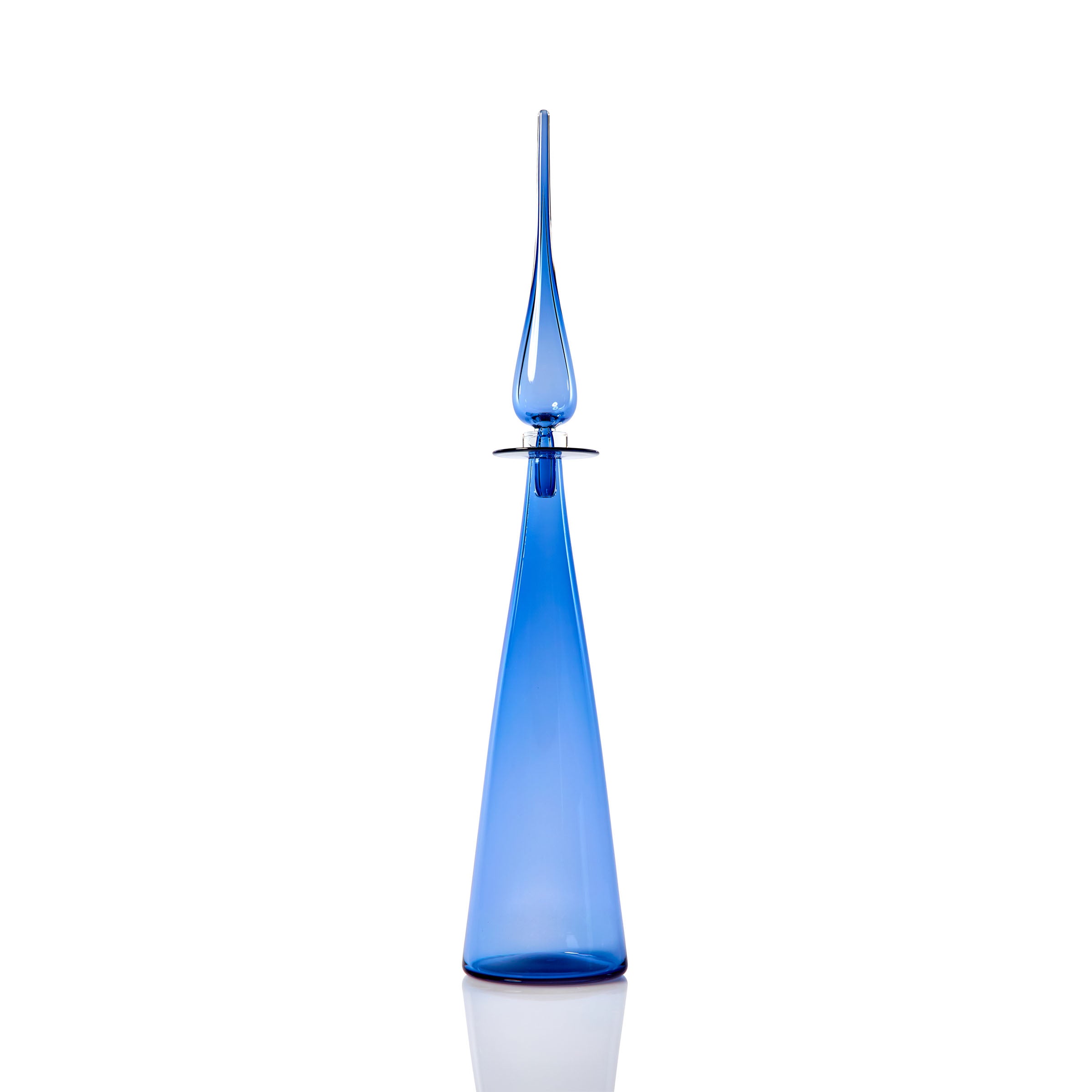 Petite Straight Cone Decanter - Ultraviolet