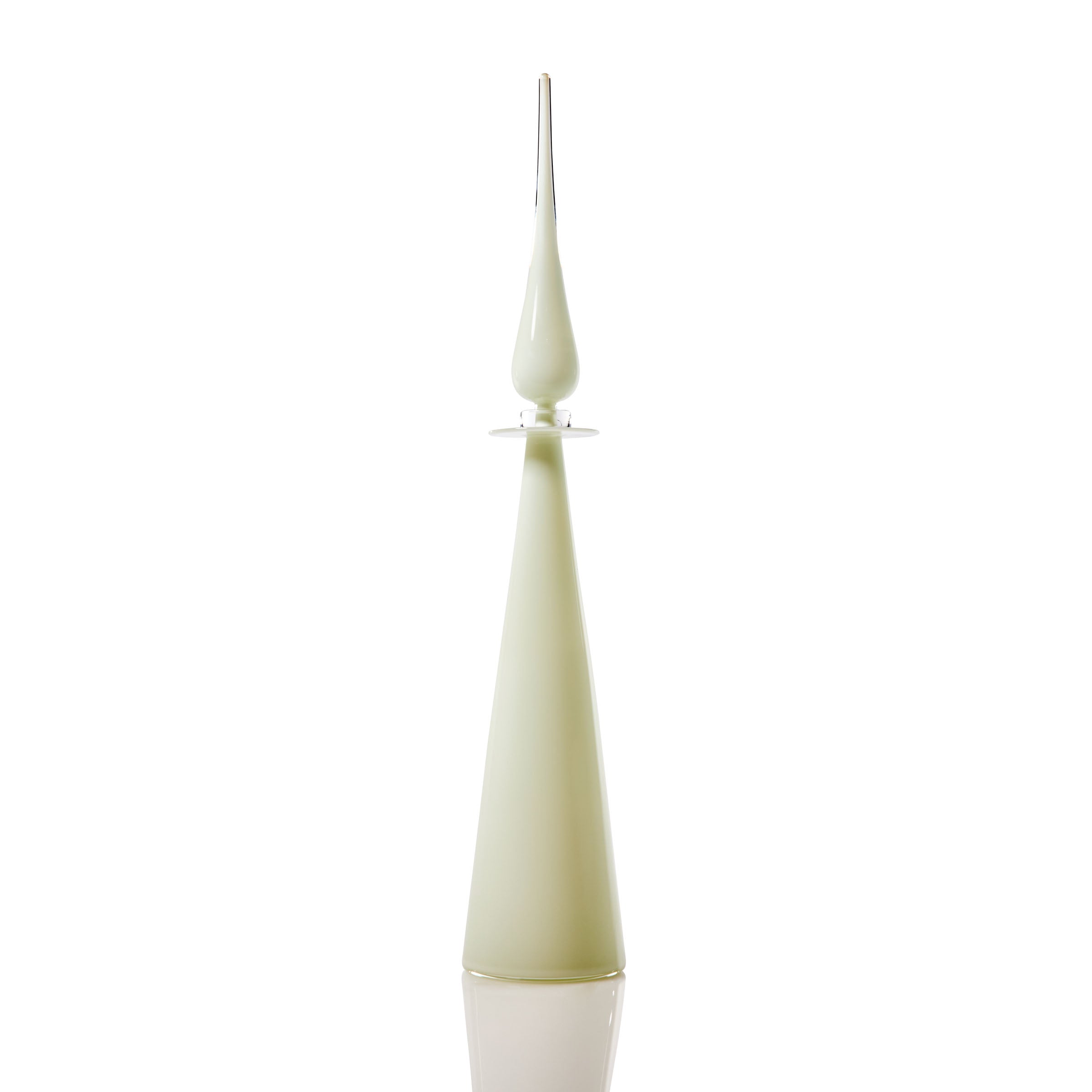 Petite Straight Cone Decanter - Ivory