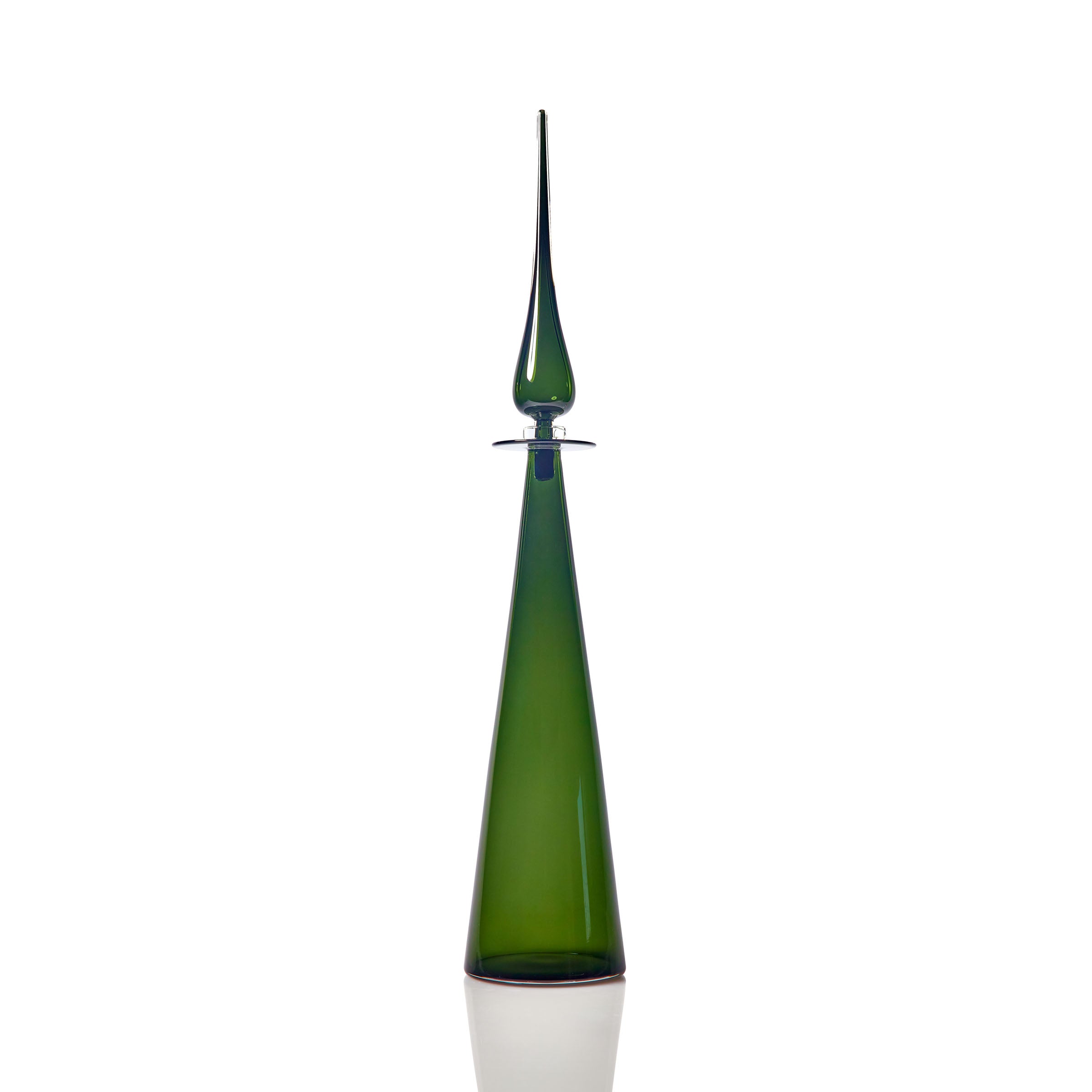 Petite Straight Cone Decanter - Tourmaline