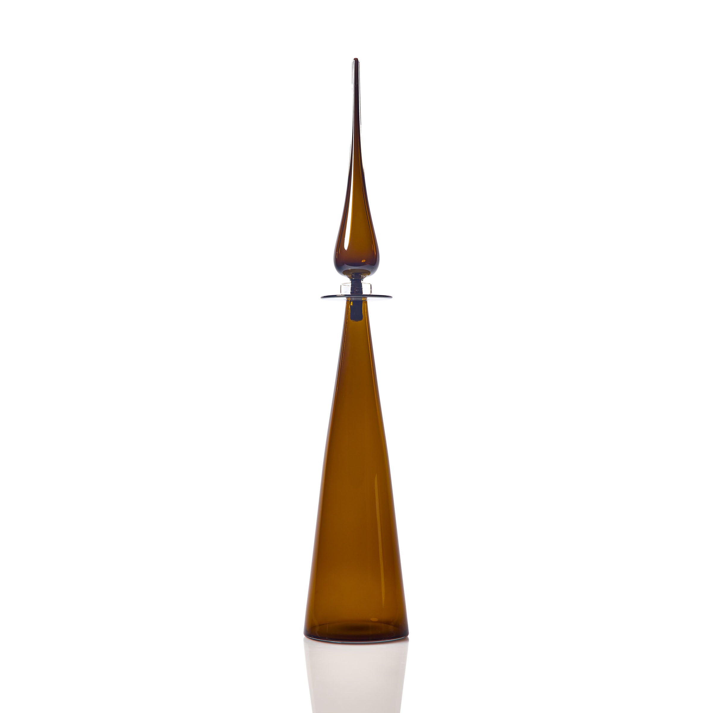 Petite Straight Cone Decanter - Topaz